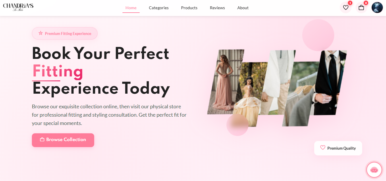 Gowns Rental Platform Preview